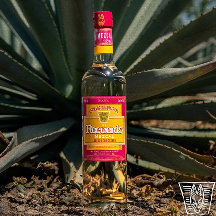 Mezcal El Recuerdo Abocado Con Gusano 0,7 40%